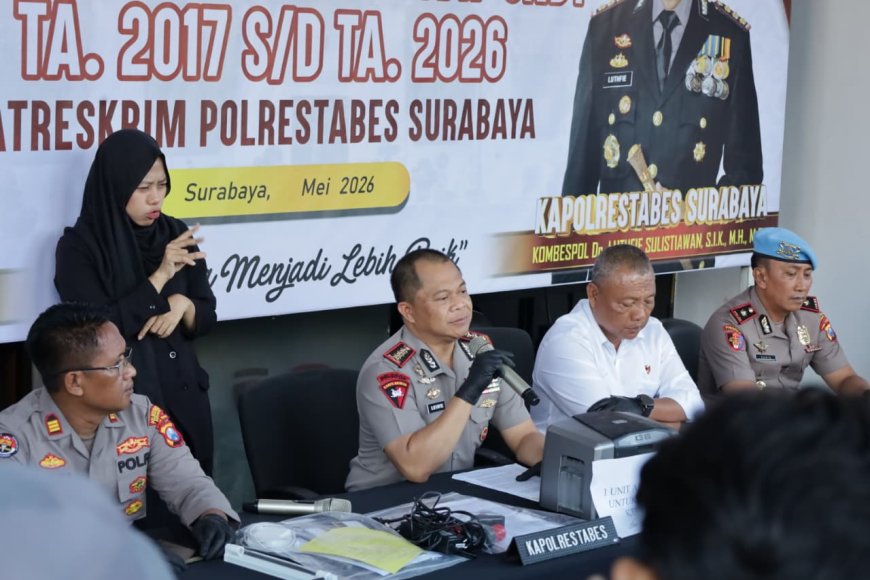 Polrestabes Surabaya Amankan 14 Tersangka Joki UTBK-SNBT